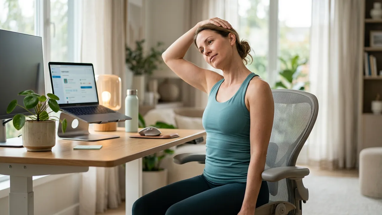 Exercise of the Month - Reduce Arm Aches and Neck Tension