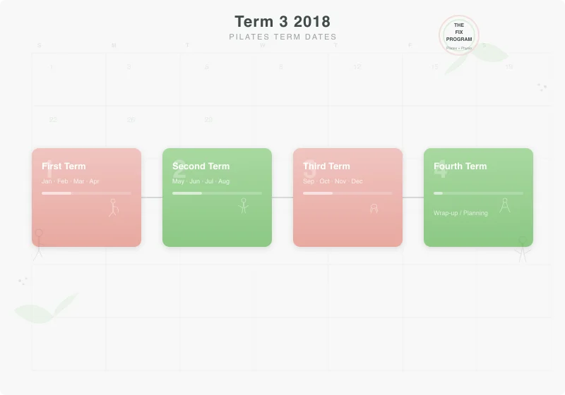Draft Term 3 Broadway Pilates timetable