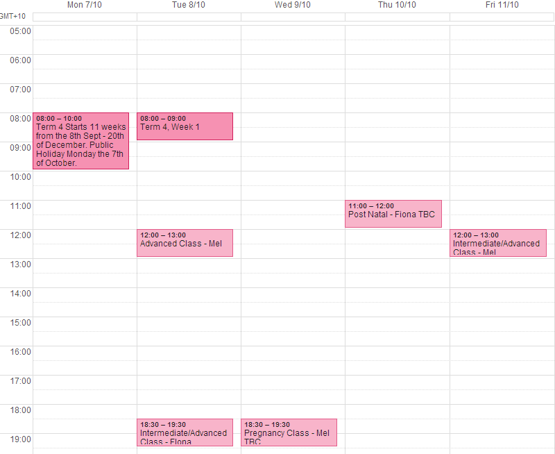 Draft Timetable Term 1 2014 - St Leonards