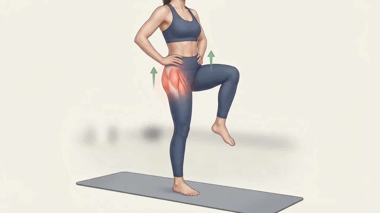 Gluteus medius and pelvic stability